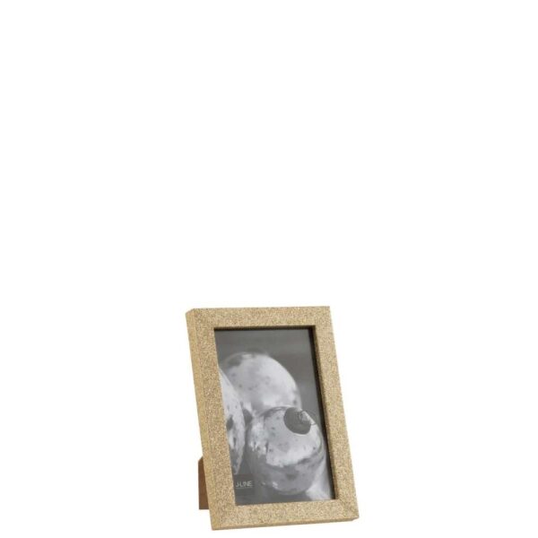 PHOTO FRAME 10X15 GLITTER WOOD GOLD SMALL