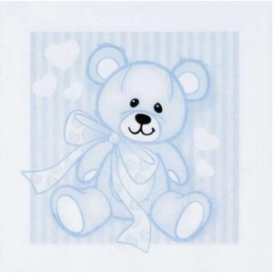 Serviett Lunch  33X33Cm Bamse Blå