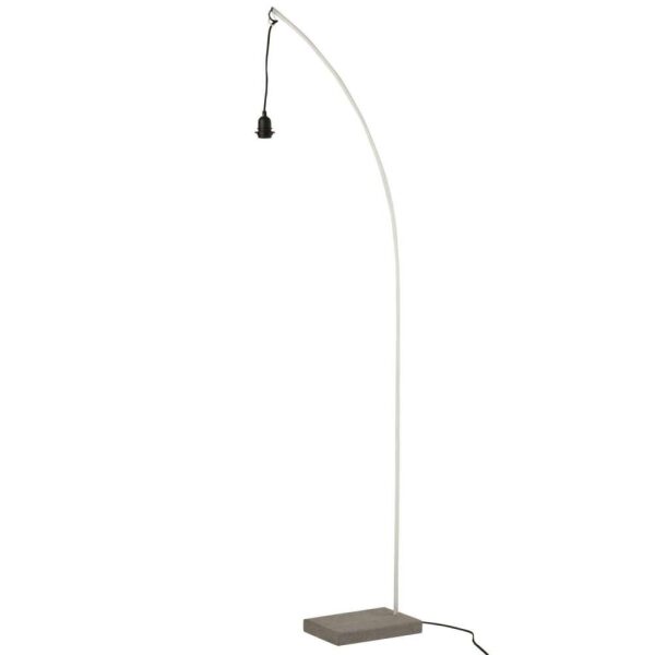 FOOT LAMP IRON/CONCRETE WHITE/GREY