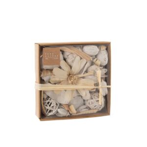POTPOURRI FLOWERS/NUTS WHITE