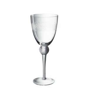 WINEGLASS ETCHING GLASS TRANSPARENT 9X23CM