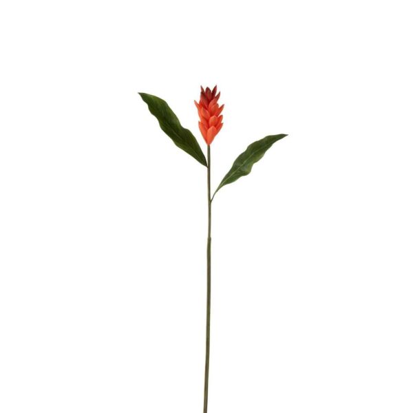 BRANCH LILY PLASTIC ORANGE LARGE