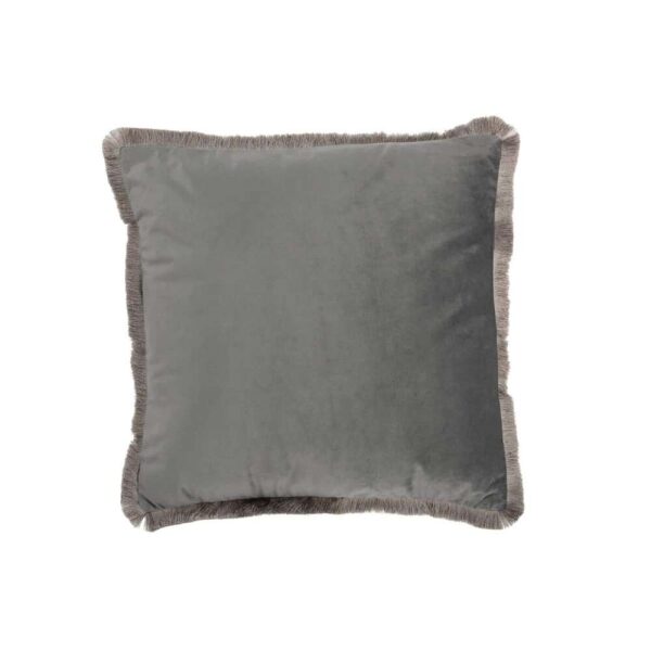 CUSHION ALPHA SQUARE POLYESTER GREY