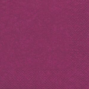 Serviett plomme 25X25Cm