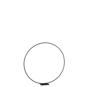 RING ON FOOT METAL BLACK MEDIUM