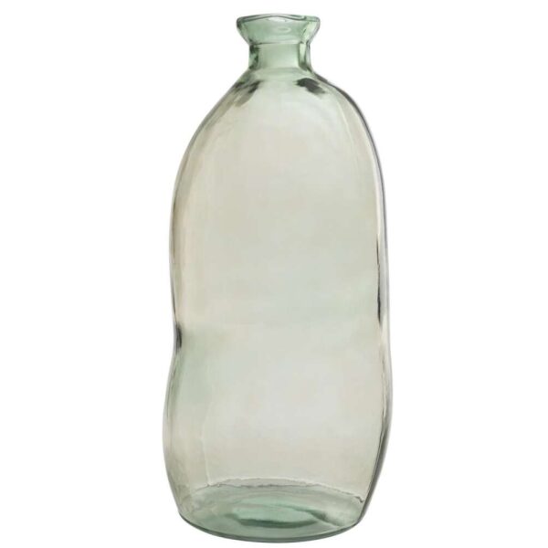 VASE OLIVIA GLASS WATER GREEN