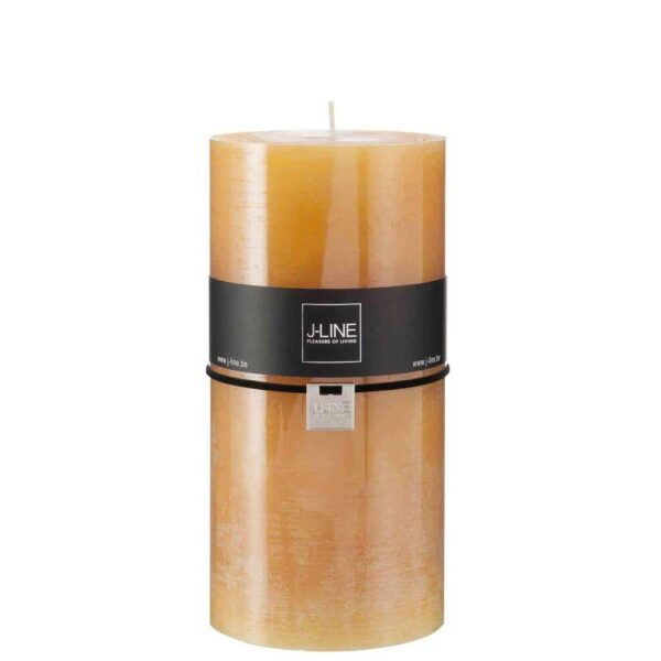 CYLINDER CANDLE OCHRE XXL-150H
