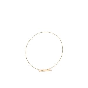 RING DECORATIVE ON FOOT METAL GOLD MEDIUM