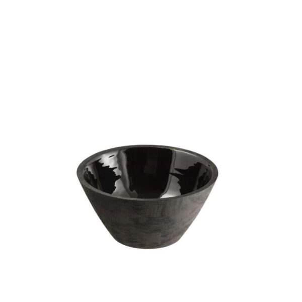 BOWL MANGO WOOD BLACK MEDIUM
