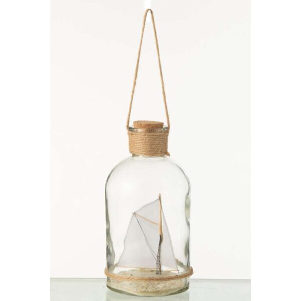 SHIP IN A BOTTLE GLASS LARGE