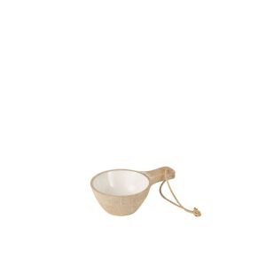 BOWL CORD MANGO WOOD WHITEWASH
