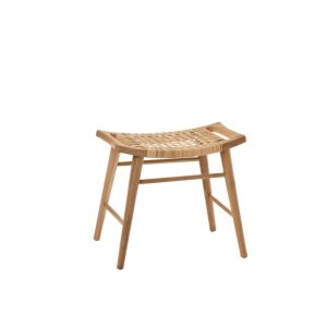STOOL ALIS TEAK WOOD NATURAL