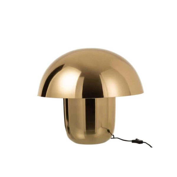 LAMP MUSHROOM IRON GOLD LARGE