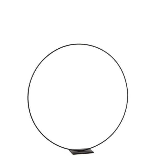 RING ON FOOT METAL BLACK LARGE