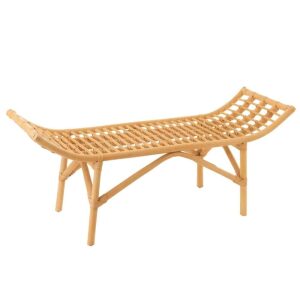 BENCH ANA RATTAN NATURAL