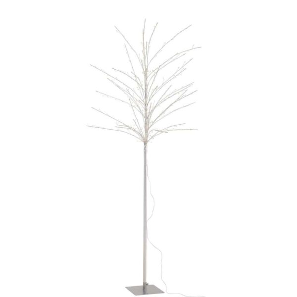 BARE TREE+LED METAL SILVER LARGE