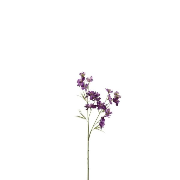 FLOWER DELPHINIUM 2PARTS PLASTIC DARK PURPLE