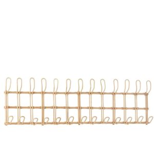 COATRACK ELLEN 12 HOOKS RATTAN NATURAL