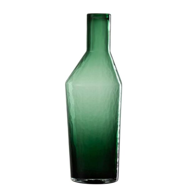 BOTTLE DECORATIVE GLASS GREEN LARGE