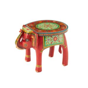 STOOL ELEPHANT MUMBAI MANGO WOOD MIX