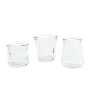 Lysglass M/Tekst Klar S/3 10Cm