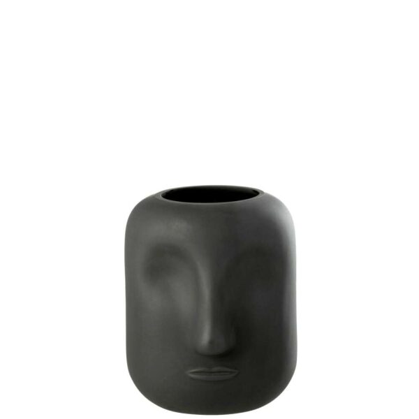VASE NOE GLASS BLACK SMALL