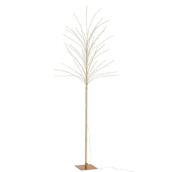 BARE TREE+LED METAL GOLD LARGE
