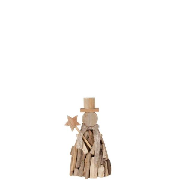 FIGURE+STAR BRANCHES WOOD NATURAL LARGE