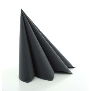 Serviett Tekstil 40X40Cm Sort