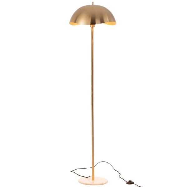 FLOOR LAMP METAL/MARBLE GOLD