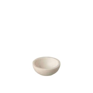 BOWL ROUND MARBLE WHITE