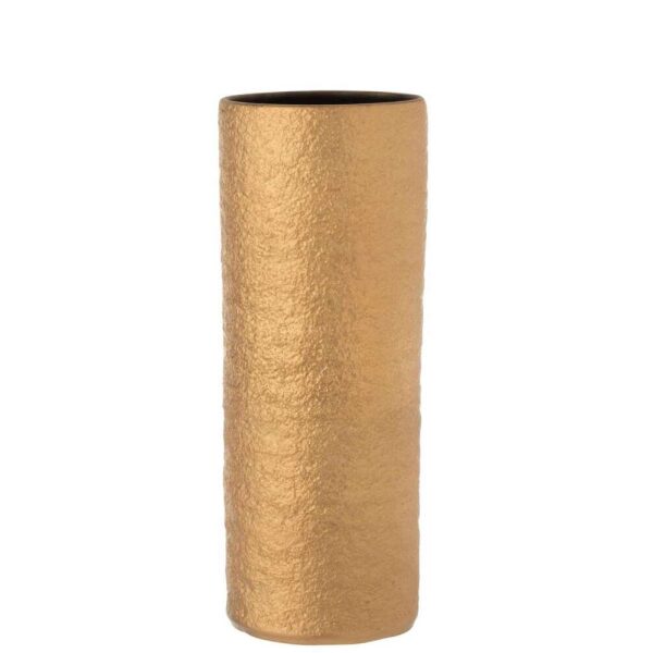 VASE GATSBY CERAMIC GOLD LARGE