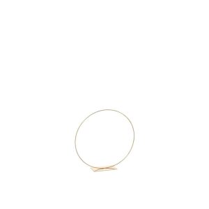 RING DECORATIVE ON FOOT METAL GOLD SMALL