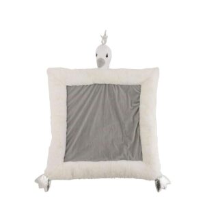 PLAYMAT SWAN PLUSH WHITE/GREY/SILVER