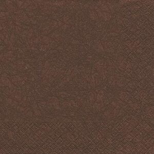 Serviett brun 25X25Cm