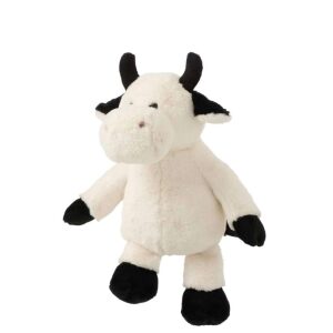 COW PLUSH ECRU/BLACK LARGE