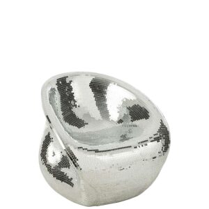 CHAIR MIRROR RESIN SILVER