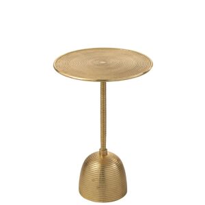TABLE D'APPOINT LERA ALUMINIUM OR