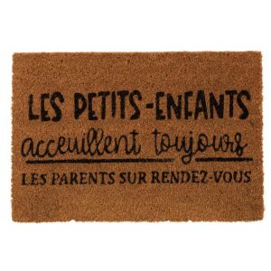 DOOR MAT PETITS-ENFANTS COCONUT NATURAL BLACK
