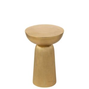 TABLE D'APPOINT LOUANE ALUMINIUM OR