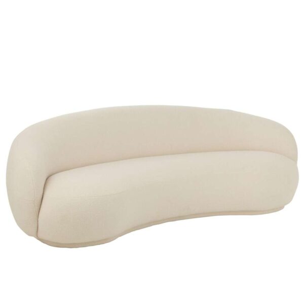 SOFA SNOW POPLAR WOOD/FOAM WHITE