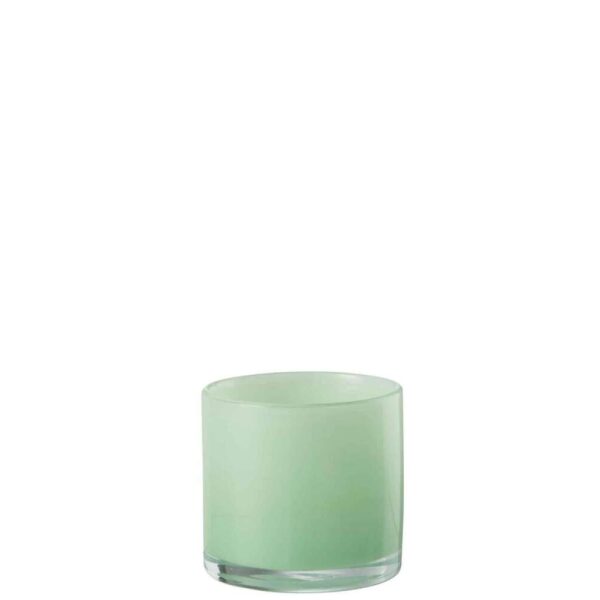 TEALIGHT HOLDER JADE LIGHT GREEN SMALL