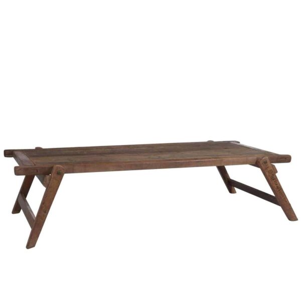 TABLE ARMY BED WOOD NATURAL
