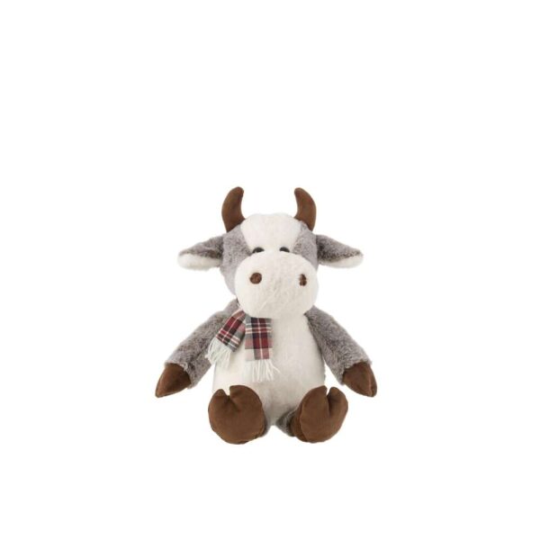 COW+SCARF PLUSH POLYESTER MIX LARGE