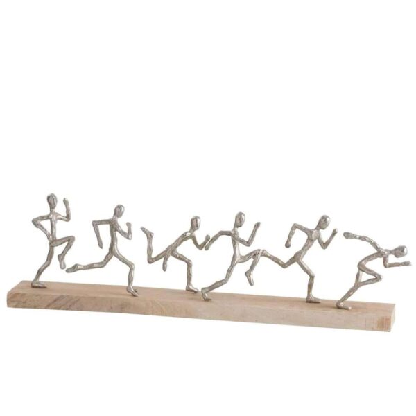 FIGURE 6RUNNERS ALUMINIUM/WOOD SILVER/NATURAL