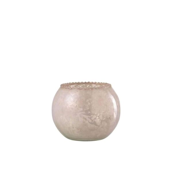 HURRICANE GLASS PINK LARGE