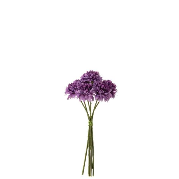 BOUQUET BALL MUM PLASTIC DARK PURPLE