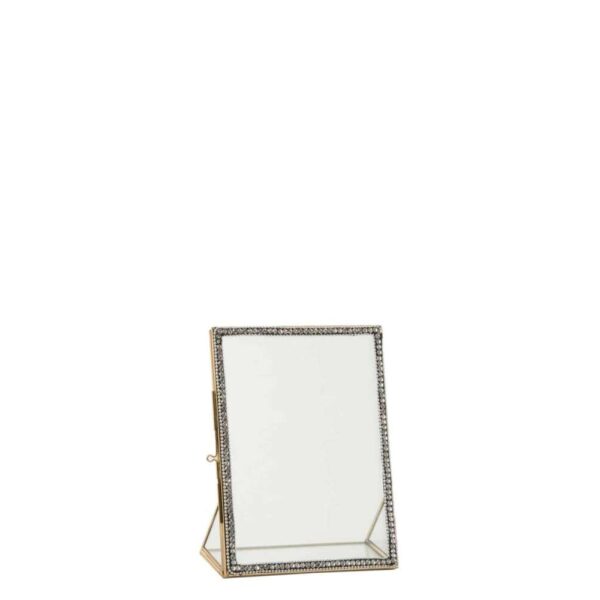 PHOTOFRAME JEWEL METAL/GLASS GOLD SMALL