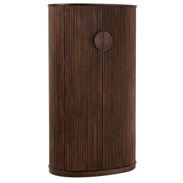 BAR CLOSET REYI MANGO WOOD DARK BROWN