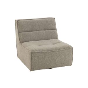 ARMCHAIR SWIVEL SQUARE FOAM TAUPE